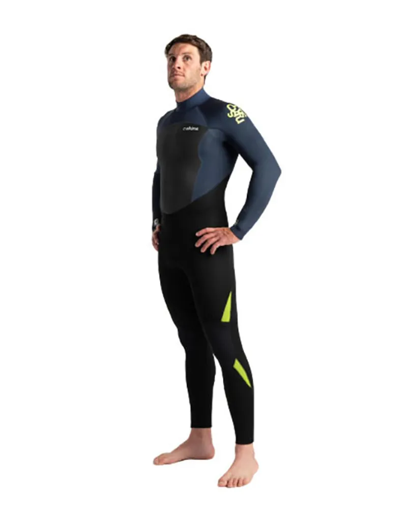 C-Skins Legend 4:3 Men's GBS Back Zip Steamer Black/Blue-2